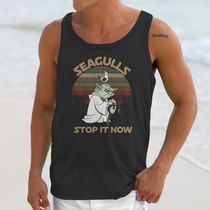 Yoda Seagulls Stop It Now Vintage Shirt Unisex Tank Top Gifts for Her