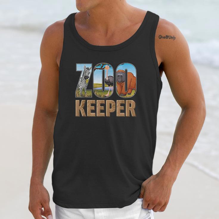 Zookeeper Costume African Savanna Zoo Keeper Animals Lover Unisex Tank Top Gifts for Her