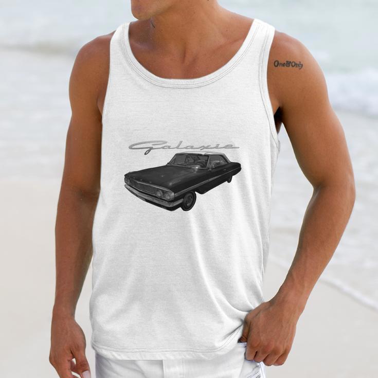 1964 Ford Galaxie Black Unisex Tank Top Gifts for Her