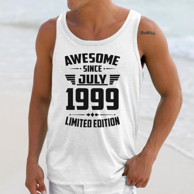 22Nd Birthday Gift 22 Years Old Awesome Since July 1999 Ver2 Unisex Tank Top Gifts for Her