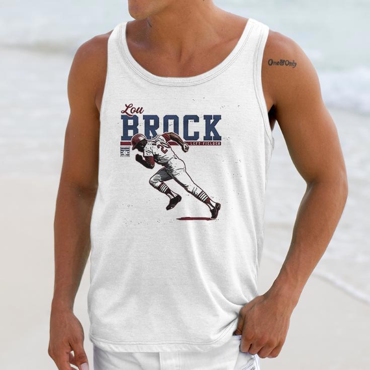 500 Level Lou Brock Unisex Tank Top Gifts for Her