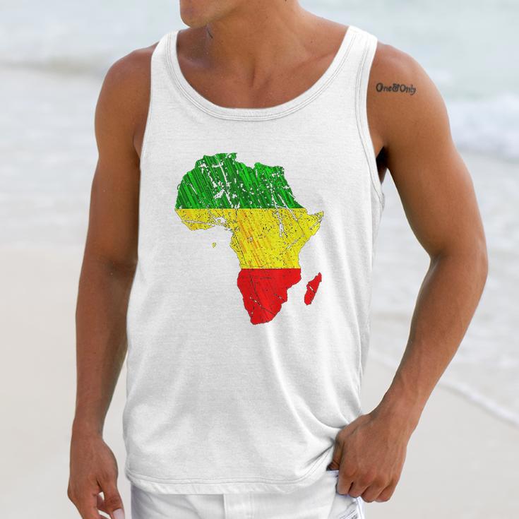 Africa Map Reggae Rasta Unisex Tank Top Gifts for Her