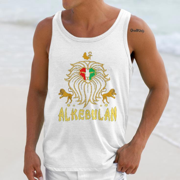 African Lion Rbg Ankh Alkebulan Kemetic Unisex Tank Top Gifts for Her