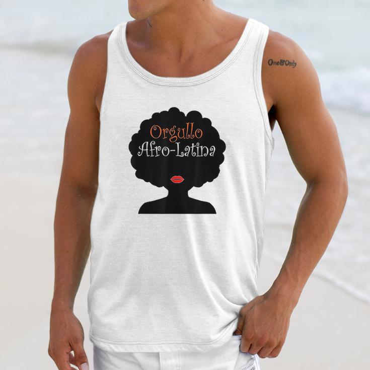 Afro Latina Proud Latinx Orgullo Black Spanish Unisex Tank Top Gifts for Her