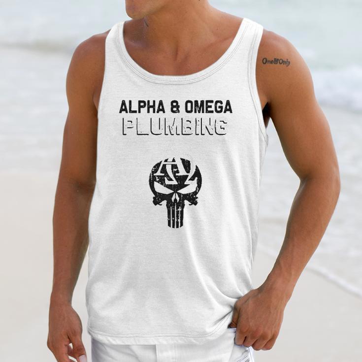 Alpha And Omega Plumbing Brian Anderson Unisex Tank Top Gifts for Her