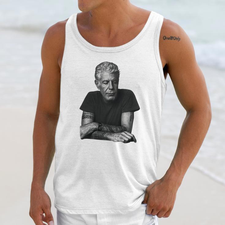 Anthony Bourdain Unisex Tank Top Gifts for Her