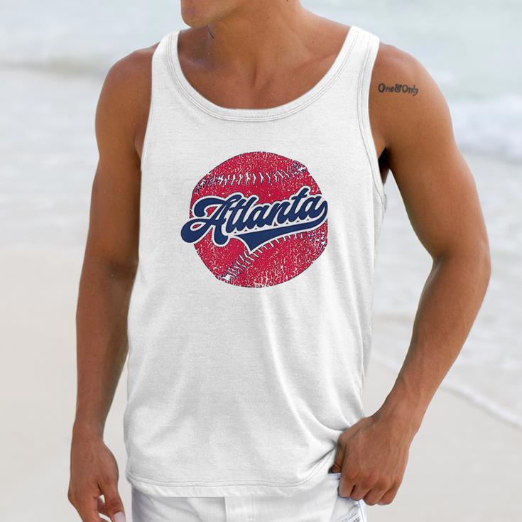 Atlanta Baseball | Atl Vintage Georgia Baseball Unisex Tank Top Gifts for Her