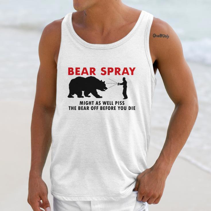 Bear Spray Unisex Tank Top Gifts for Her