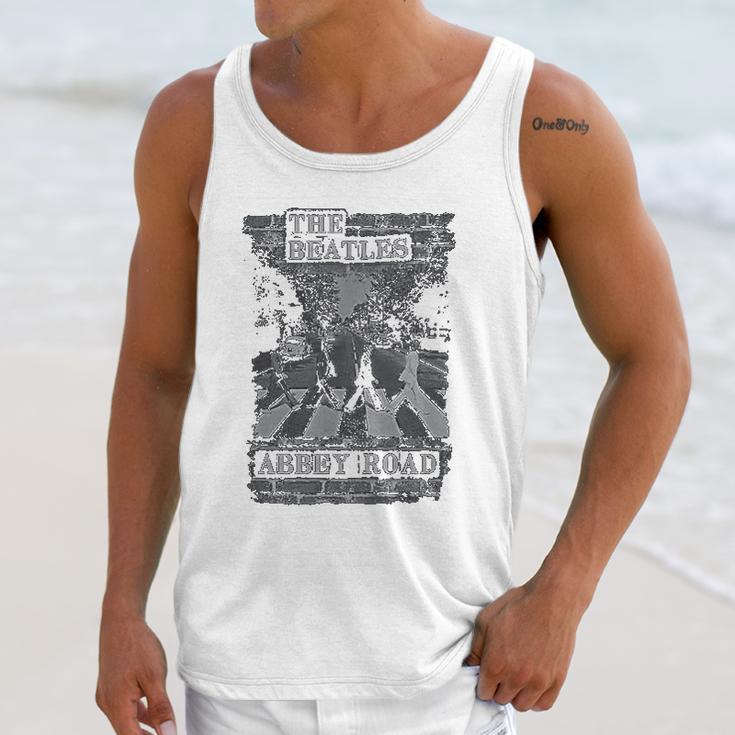 The Beatles Brick Wall Unisex Tank Top Gifts for Her