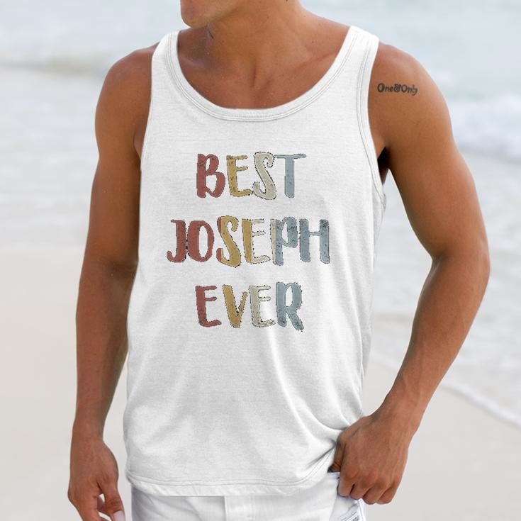 Best Joseph Ever Retro Vintage First Name Unisex Tank Top Gifts for Her