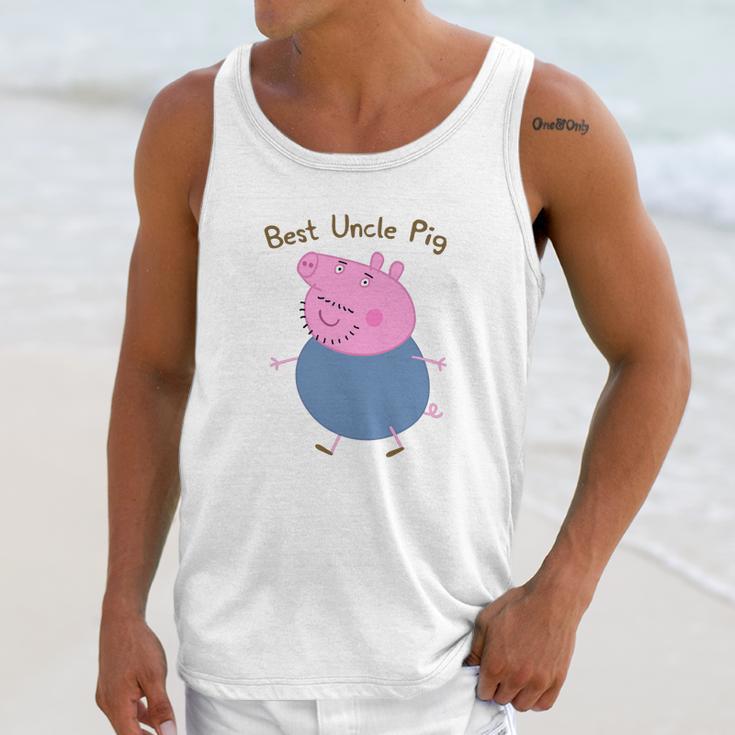 Best Uncle Pig Uncle Pig Peppa Pig Unisex Tank Top Gifts for Her