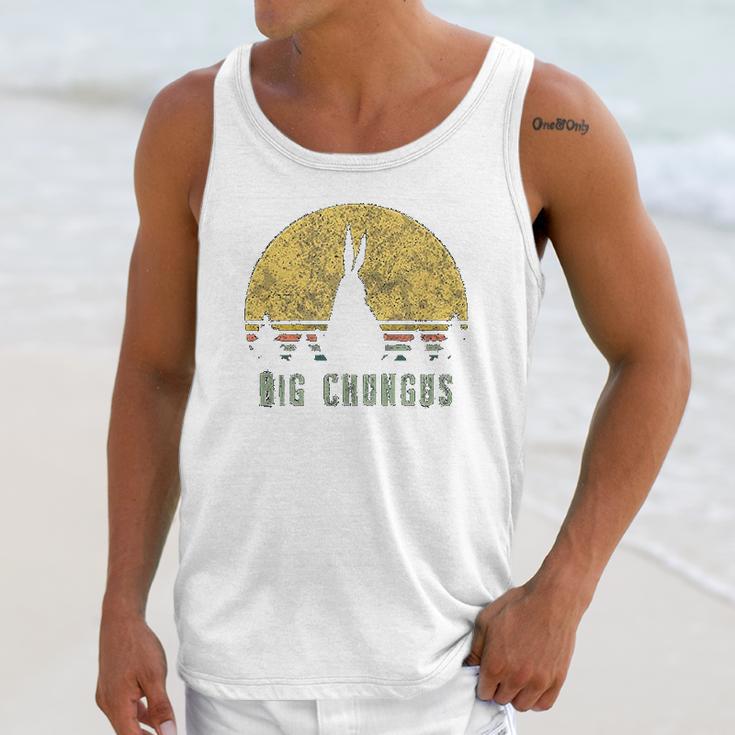 Big Chungus Retro Vintage Sunset Meme Unisex Tank Top Gifts for Her