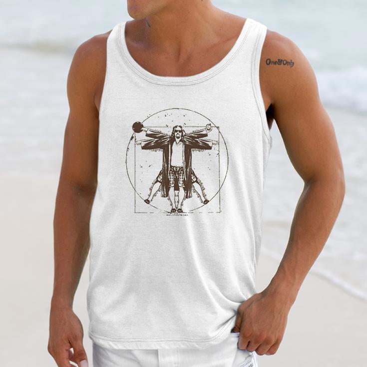 The Big Lebowski Vitruvian Unisex Tank Top Gifts for Her