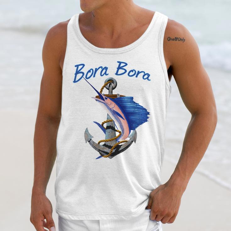 Bora Bora Deep Sea Fishing Sailfish Unisex Tank Top Gifts for Her