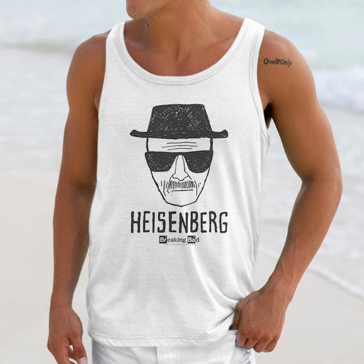 Breaking Bad Hand Drawn Heisenberg Unisex Tank Top Gifts for Her