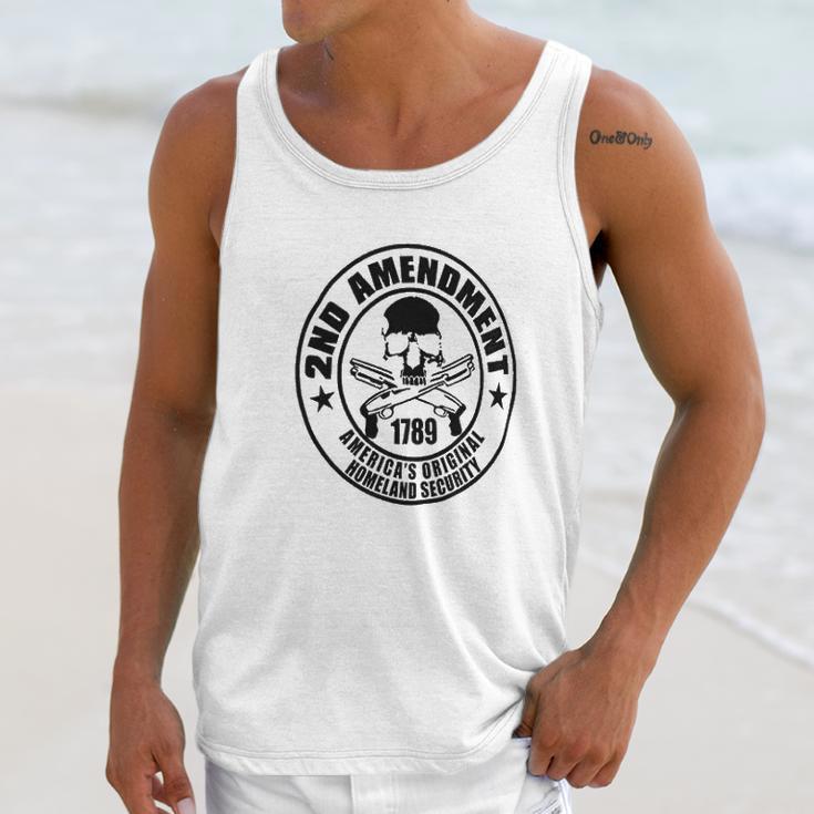 Brisco Brands 2Nd Amendment 1789 Homeland Security Unisex Tank Top Gifts for Her