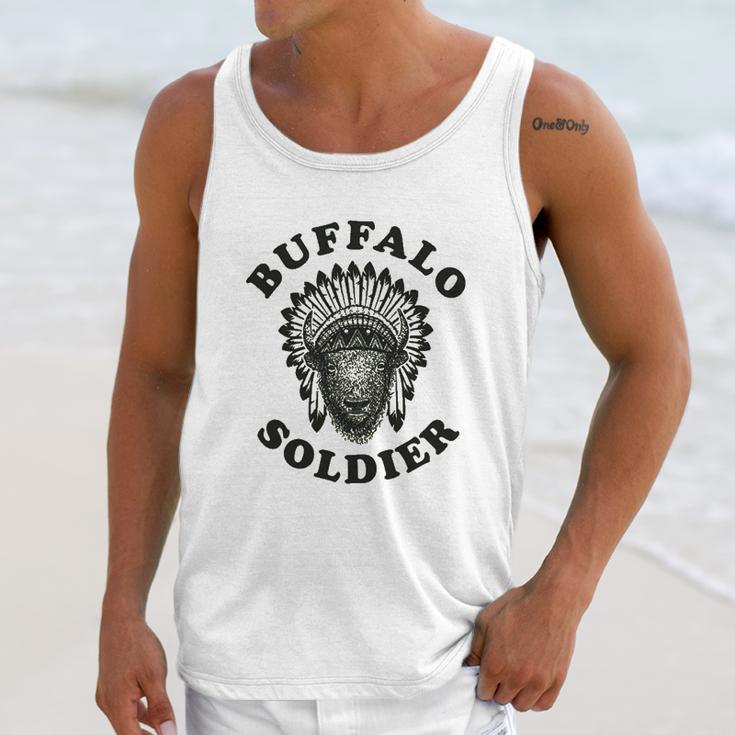 Buffalo Soldier Reggae Music Cool Vintage Bob Rastafarian Lion Marley Graphic Unisex Tank Top Gifts for Her