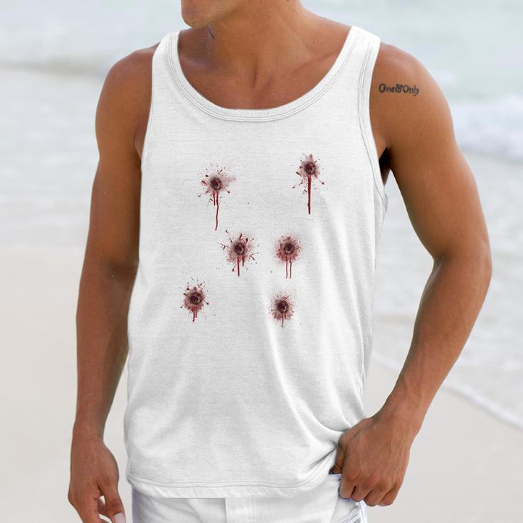 Bullet Holes Costume Unisex Tank Top Gifts for Her