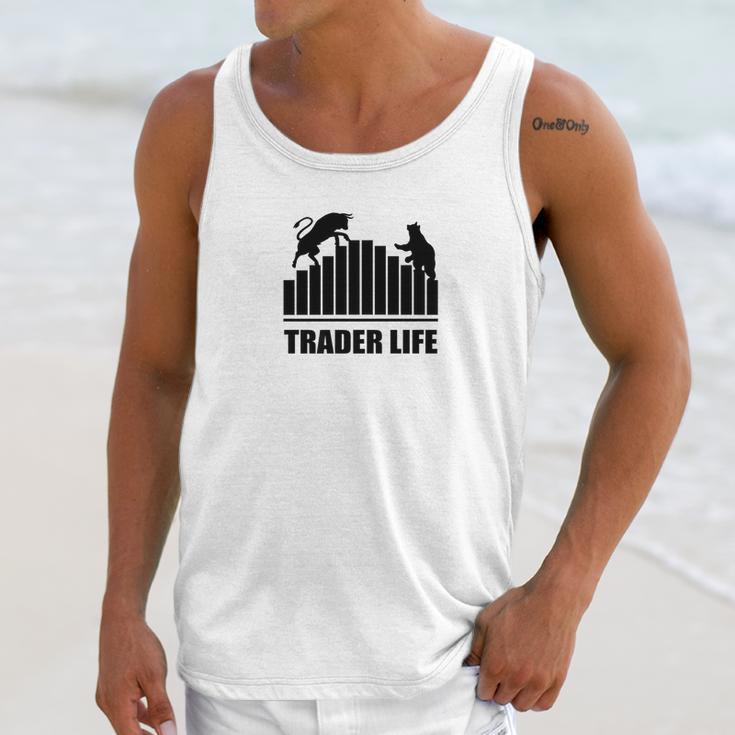 Bulls Vs Bears Day Trader Life Unisex Tank Top Gifts for Her