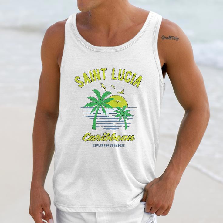 Caribbean Saint Lucia Unisex Tank Top Gifts for Her