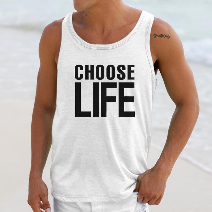 Choose Life Retro 80S Halloween Costume Graphic Unisex Tank Top Gifts for Her