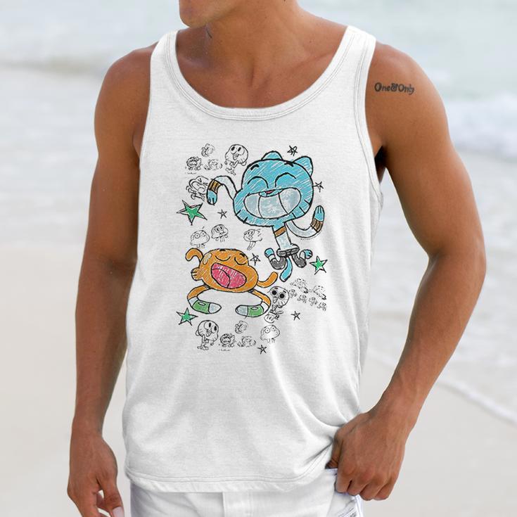 Cn The Amazing World Of Gumball And Darwin Sketches Unisex Tank Top Gifts for Her