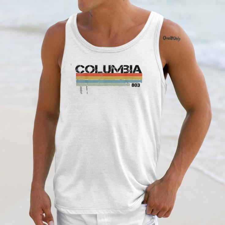 Columbia Area Code Vintage Retro Unisex Tank Top Gifts for Her