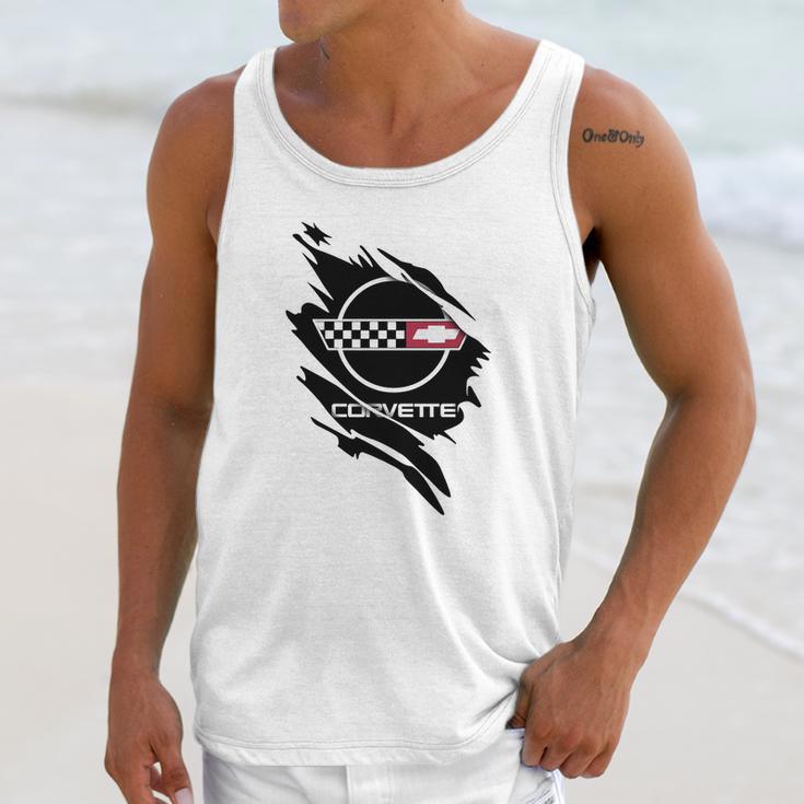 Corvette C4 Ca Unisex Tank Top Gifts for Her