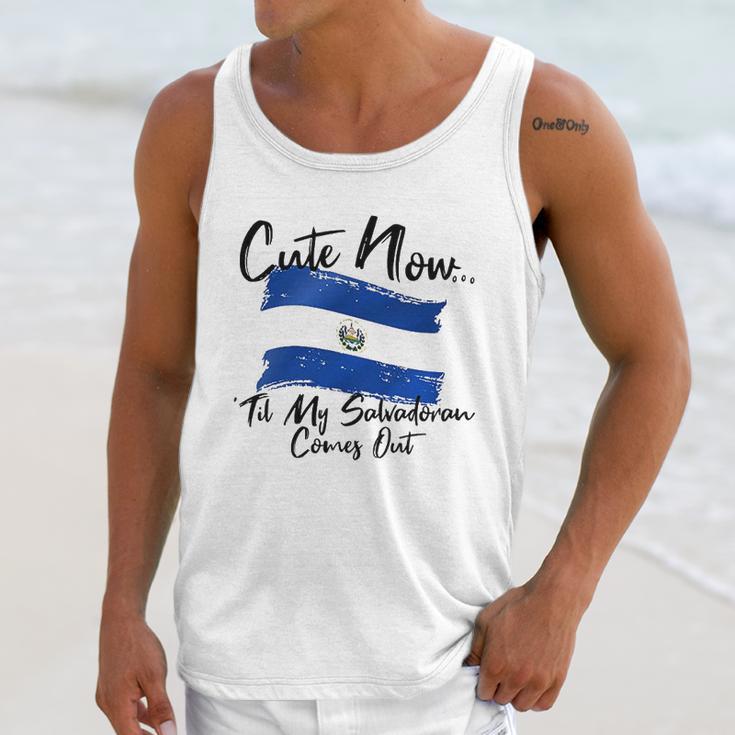 Cute Now Ladies El Salvador Til My Salvadoran Comes Out Wome Unisex Tank Top Gifts for Her