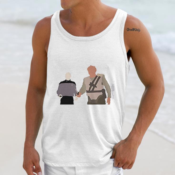 Darmok And Jalad At Tanagra Hands In Hands Unisex Tank Top Gifts for Her