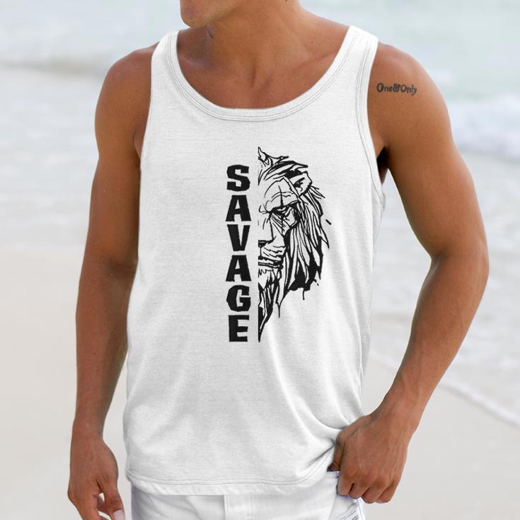 Disney Lion King Live Action Savage Unisex Tank Top Gifts for Her