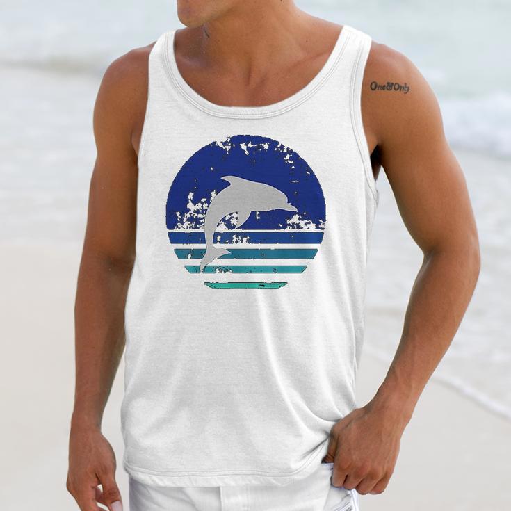 Dolphin Vintage 90S Style Unisex Tank Top Gifts for Her