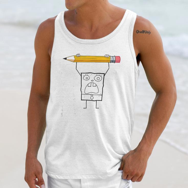 Doodlebob Pencil Rage Unisex Tank Top Gifts for Her