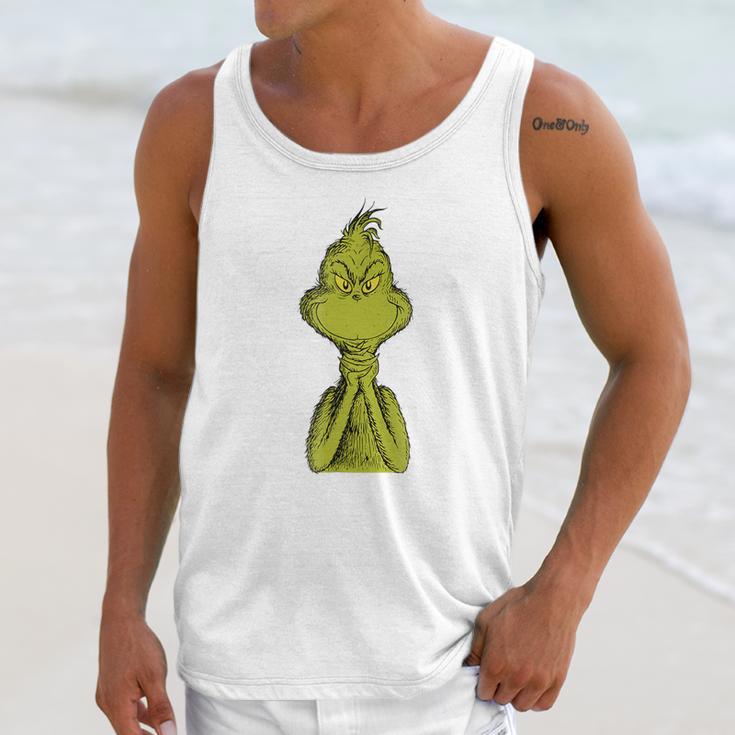 Dr Seuss Classic Sly Grinch Unisex Tank Top Gifts for Her