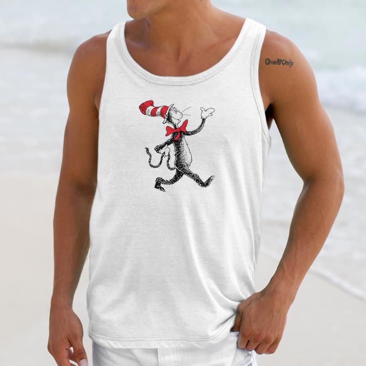 Dr Seuss Strolling Cat Unisex Tank Top Gifts for Her