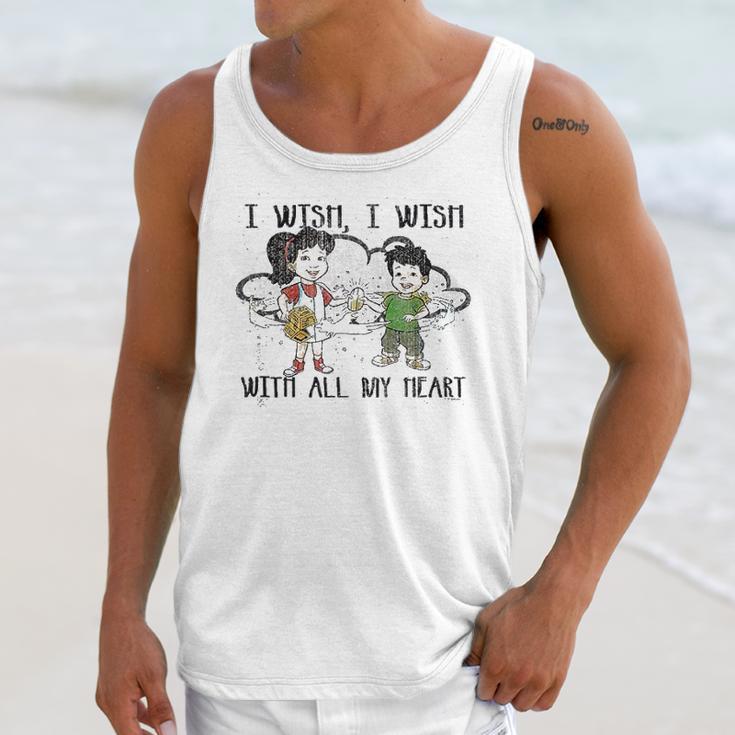 Dragon Tales I Wish Quote Unisex Tank Top Gifts for Her