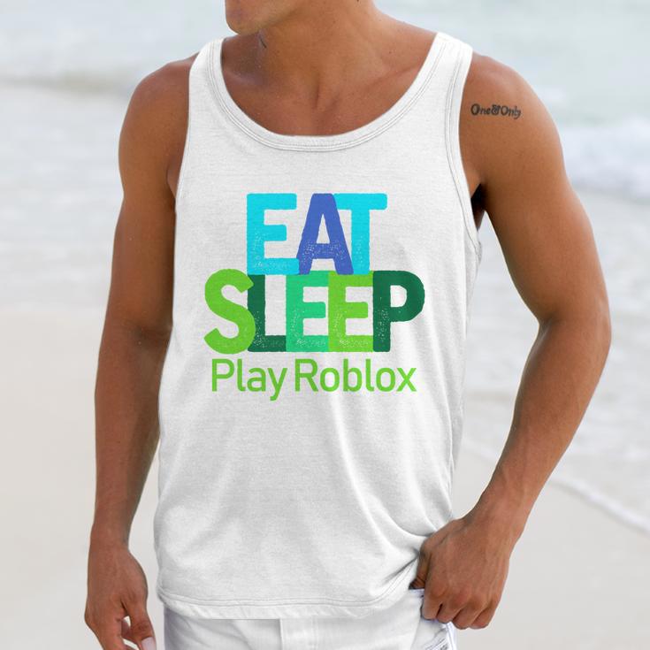 Eat Sleep Play Roblox Unisex Tank Top Gifts for Her