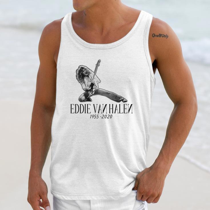 Eddie Van Halen Perform Unisex Tank Top Gifts for Her