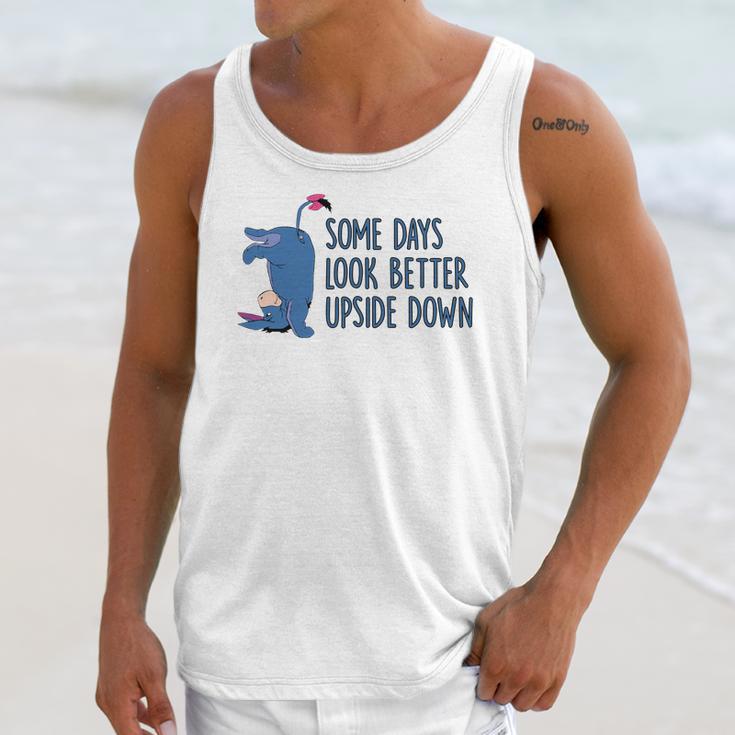 Eeyore Some Days Look Better Upside Down Unisex Tank Top Gifts for Her