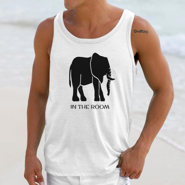 Elephant In The Room Funny Unisex Tank Top Gifts for Her