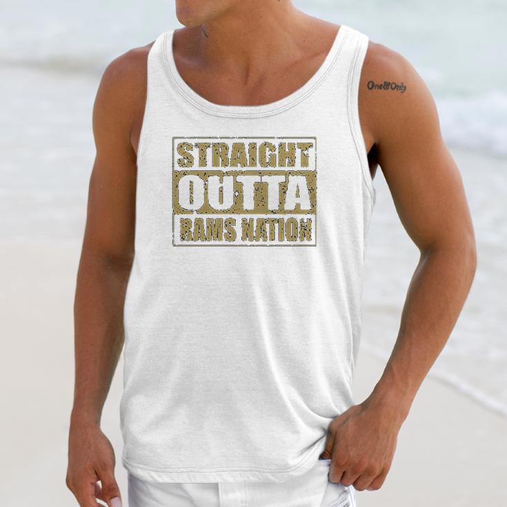 Expression Straight Outta Rams Nation Football Mens Unisex Tank Top Gifts for Her