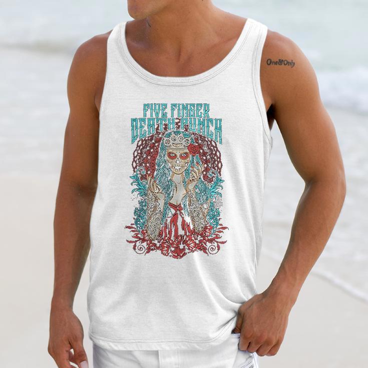 Five Finger Death Punch Lady Muerta Unisex Tank Top Gifts for Her