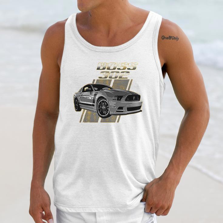 Ford Mustang Boss 302 Unisex Tank Top Gifts for Her