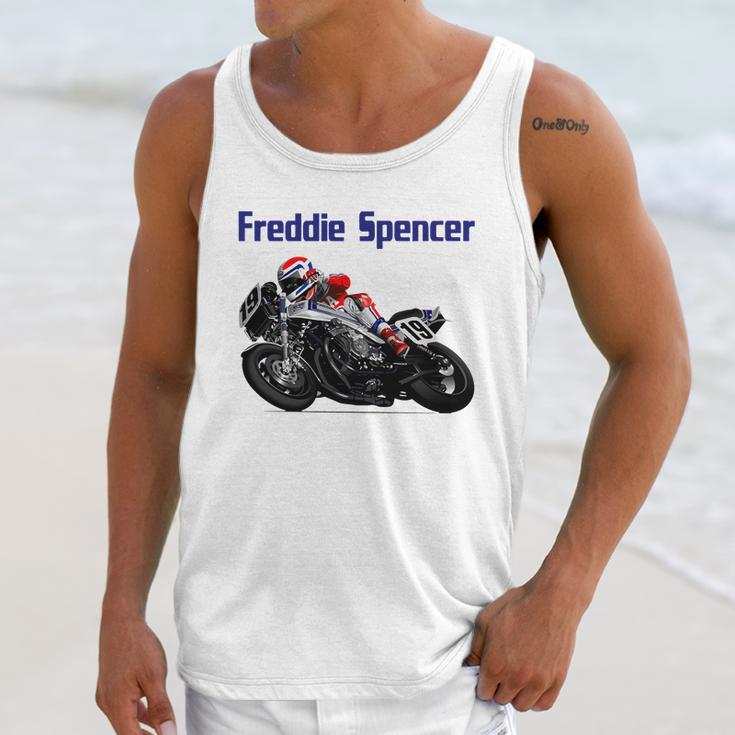 Freddie Spencer Unisex Tank Top Gifts for Her