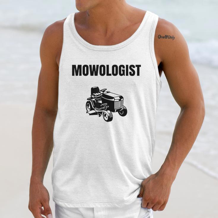 Funny Lawnmower Mowologist Landscaper Unisex Tank Top Gifts for Her