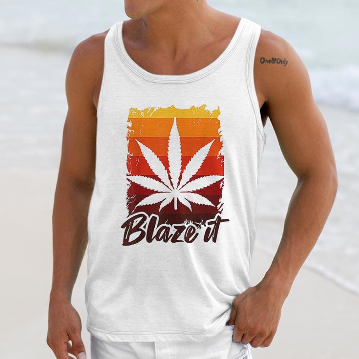 Funny Marijuana For Men Blaze It 420 Gift Unisex Tank Top Gifts for Her