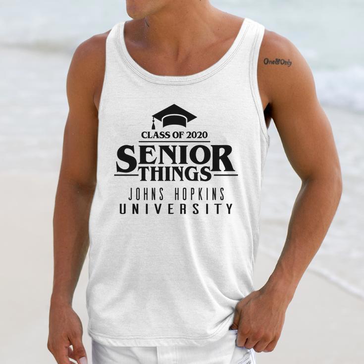 Funny Senior Things Graduation Johns Hopkins University 2020 Unisex Tank Top Gifts for Her