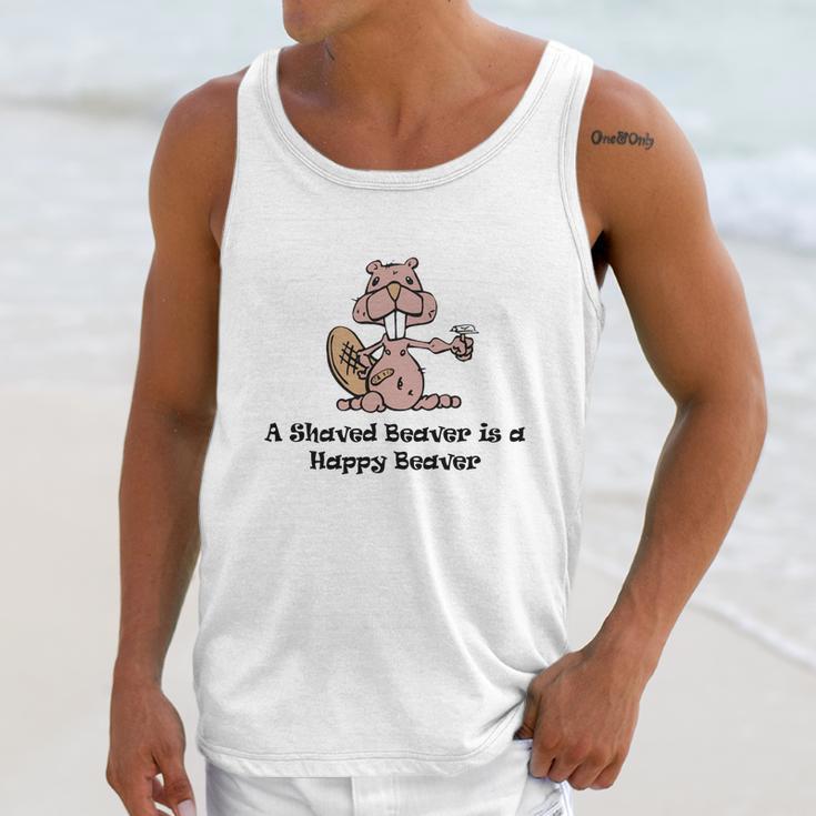 Funny Shaved Beaver Shirt 1 Unisex Tank Top Gifts for Her