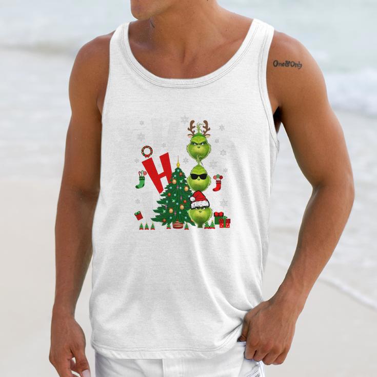 Grinch Hohoho Unisex Tank Top Gifts for Her