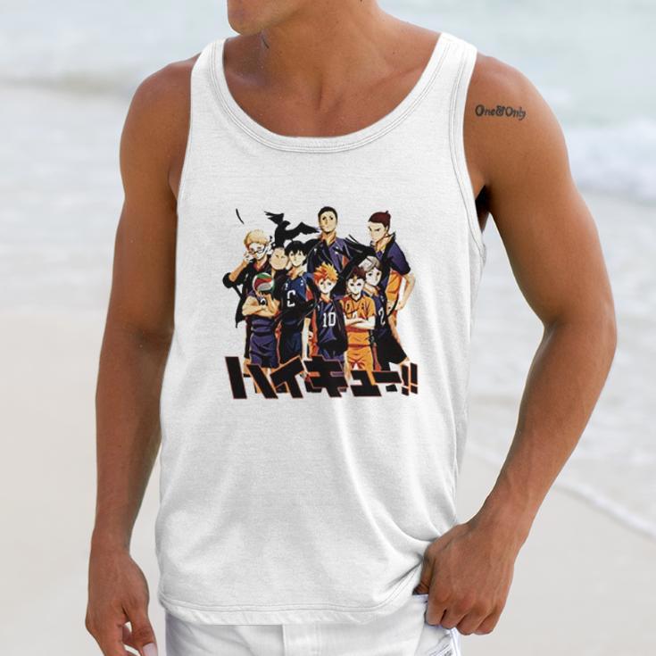 Haikyuu Team Design Unisex Tank Top Gifts for Her